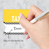 NYC Cityscape - New York City Party Tent Buffet Card - Table Setting Name Place Cards - Set of 24