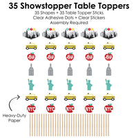 NYC Cityscape Showstopper Table Toppers - 35 Pc
