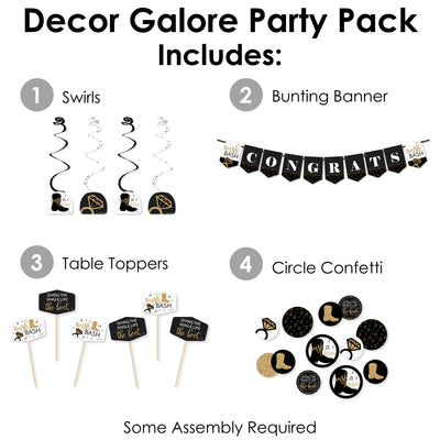 Nash Bash - Nashville Bachelorette Party Supplies Decoration Kit - Decor Galore Party Pack - 51 Pieces