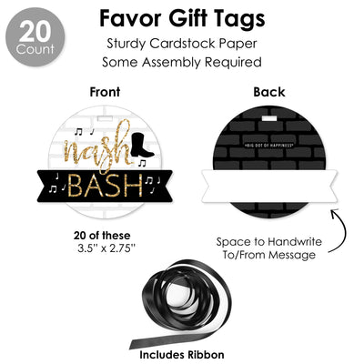 Nash Bash - Nashville Bachelorette Party Favors and Cupcake Kit - Fabulous Favor Party Pack - 100 Pieces