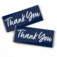 Champagne Elegantly Simple - Candy Bar Wrapper Guest Party Favors - Set of 24
