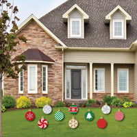 Ornaments Lawn Decorations - Outdoor Holiday and Christmas Yard Decorations - 10 Piece