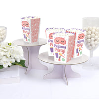 Pajama Slumber Party - Girls Sleepover Birthday Party Favor Popcorn Treat Boxes - Set of 12