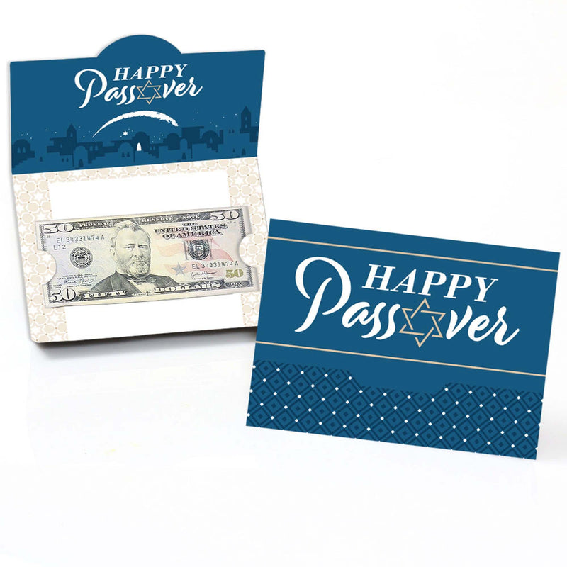 Happy Passover - Pesach Jewish Holiday Party Money and Gift Card Holders - Set of 8