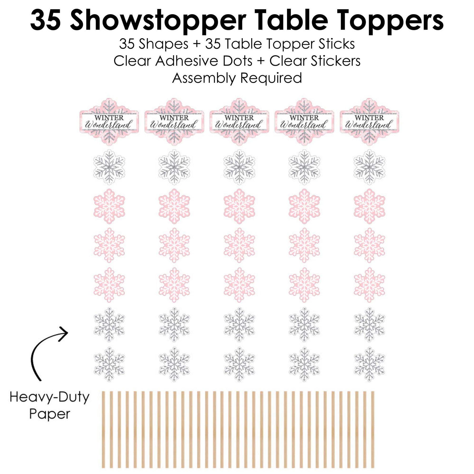 Pink Winter Wonderland - Holiday Snowflake Birthday Party and Baby ...