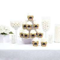 Pirate Ship Adventures - Skull Birthday Party Decorations - Party Cupcake Wrappers - Set of 12