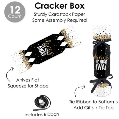 Prom - No Snap Prom Night Party Table Favors - DIY Cracker Boxes - Set of 12