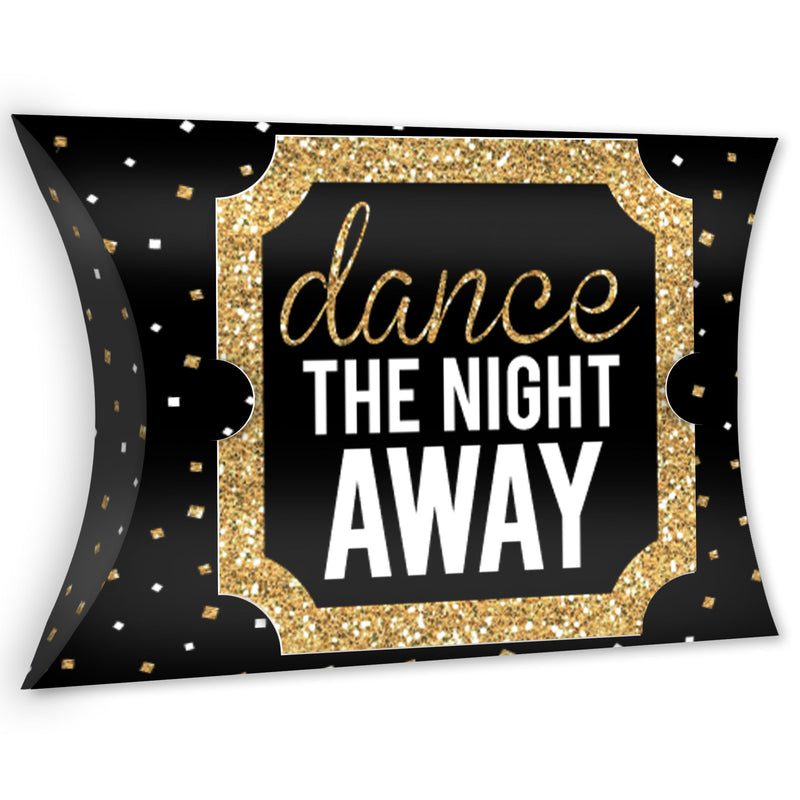 Prom - Favor Gift Boxes - Prom Night Party Large Pillow Boxes - Set of 12