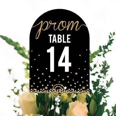 Prom - Prom Night Party Double-Sided 5 x 7 inches Cards - Table Numbers - 1-20