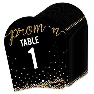 Prom - Prom Night Party Double-Sided 5 x 7 inches Cards - Table Numbers - 1-20