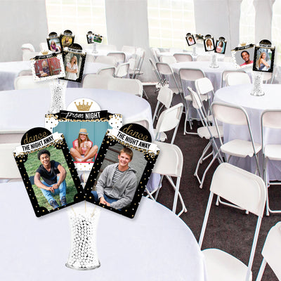 Prom - Prom Night Party Picture Centerpiece Sticks - Photo Table Toppers - 15 Pieces