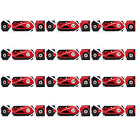 Let’s Go Racing - Racecar - No Snap Race Car Birthday Party or Baby Shower Party Table Favors - DIY Cracker Boxes - Set of 12