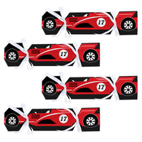 Let’s Go Racing - Racecar - No Snap Race Car Birthday Party or Baby Shower Party Table Favors - DIY Cracker Boxes - Set of 12