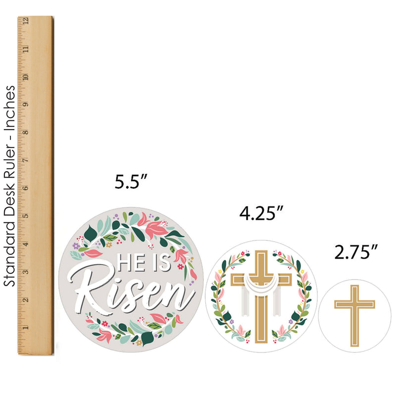 Religious Easter - Christian Holiday Party Decor and Confetti - Terrific Table Centerpiece Kit - Set of 30