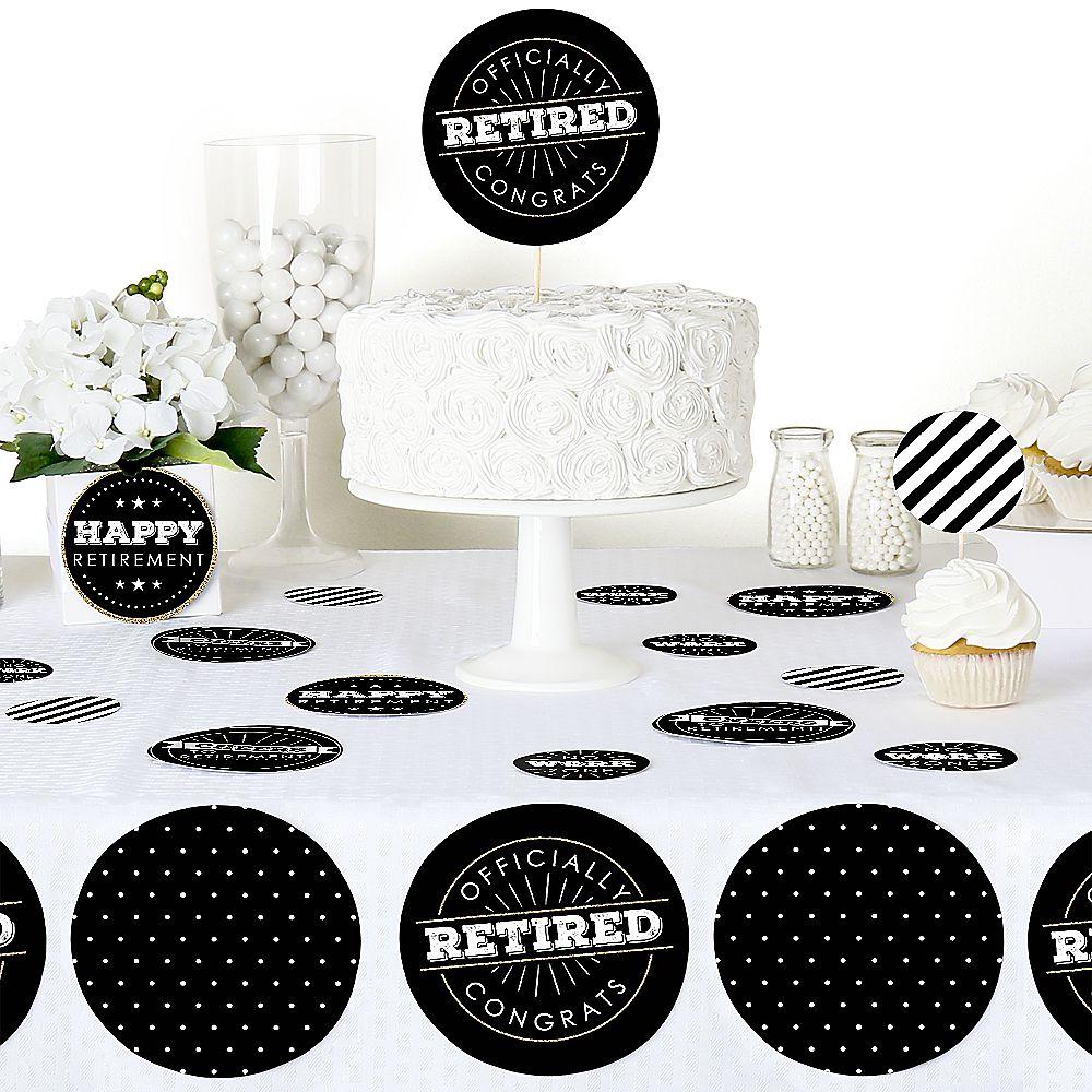 Happy Retirement - Retirement Party Giant Circle Confetti - Party Decorations - Large Confetti 27 Count