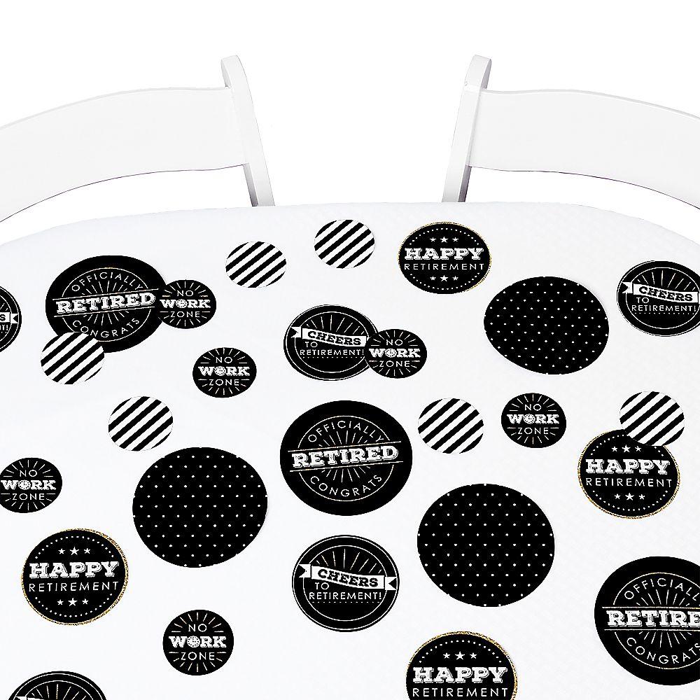 Happy Retirement - Retirement Party Giant Circle Confetti - Party Decorations - Large Confetti 27 Count