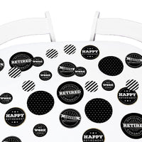 Happy Retirement - Retirement Party Giant Circle Confetti - Party Decorations - Large Confetti 27 Count