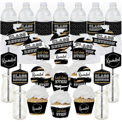 Reunited - School Class Reunion Party Favors and Cupcake Kit - Fabulous Favor Party Pack - 100 Pieces