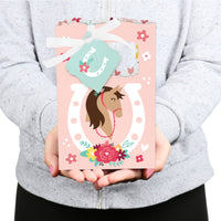 Run Wild Horses - Pony Birthday Party Favor Boxes - Set of 12