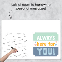 Sending You a Big Hug - Encouragement Thinking of you Giant Greeting Card - Big Shaped Jumborific Card - 16.5 x 22 inches