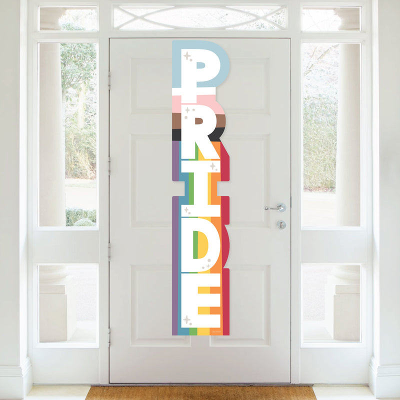 So Many Ways to Be Human - Pride Party Vertical Decoration - Shaped Banner