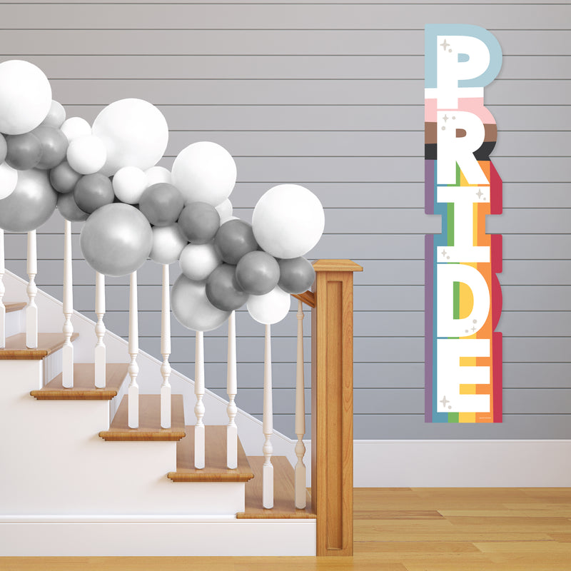 So Many Ways to Be Human - Pride Party Vertical Decoration - Shaped Banner