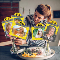 Grand Slam - Fastpitch Softball - Birthday Party or Baby Shower Picture Centerpiece Sticks - Photo Table Toppers - 15 Pieces