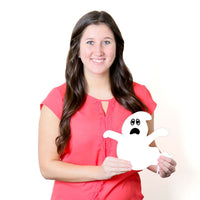 Spooky Ghost - Yard Sign & Outdoor Lawn Decorations - Halloween Party Yard Signs - Set of 8