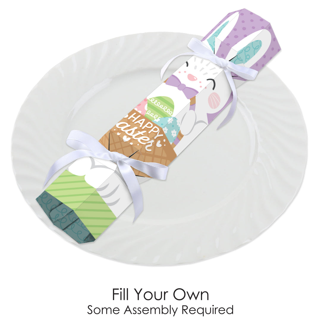 Spring Easter Bunny - No Snap Happy Easter Party Table Favors - DIY Cracker Boxes - Set of 12