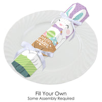 Spring Easter Bunny - No Snap Happy Easter Party Table Favors - DIY Cracker Boxes - Set of 12