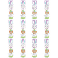 Spring Easter Bunny - No Snap Happy Easter Party Table Favors - DIY Cracker Boxes - Set of 12