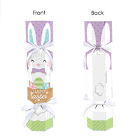 Spring Easter Bunny - No Snap Happy Easter Party Table Favors - DIY Cracker Boxes - Set of 12