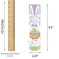 Spring Easter Bunny - No Snap Happy Easter Party Table Favors - DIY Cracker Boxes - Set of 12