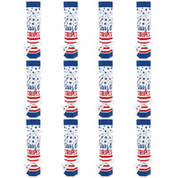 Stars & Stripes - No Snap Patriotic Party Table Favors - DIY Cracker Boxes - Set of 12