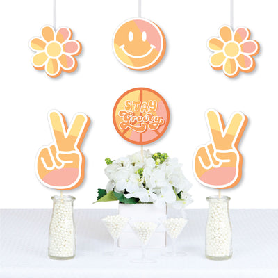 Stay Groovy - Decorations DIY Boho Hippie Party Essentials - Set of 20