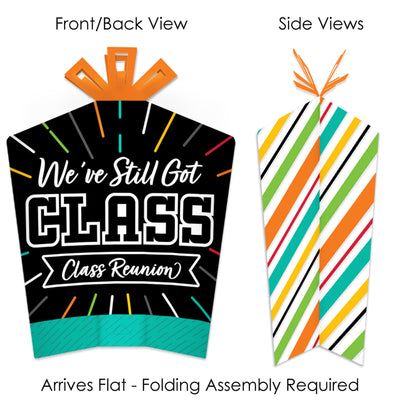 Still Got Class - Table Decorations - High School Reunion Party Fold and Flare Centerpieces - 10 Count
