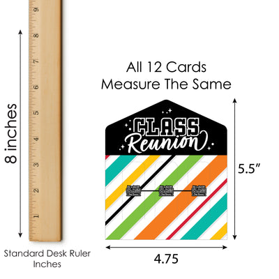 Still Got Class - High School Reunion Party Game Pickle Cards - Pull Tabs 3-in-a-Row - Set of 12