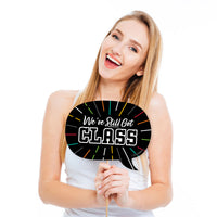 Funny Still Got Class - High School Reunion Party Photo Booth Props Kit - 10 Piece