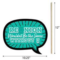 Funny Still Got Class - High School Reunion Party Photo Booth Props Kit - 10 Piece