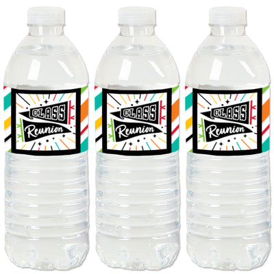 Still Got Class - High School Reunion Party Water Bottle Sticker Labels - Set of 20