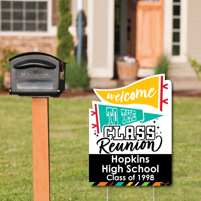 Still Got Class - Party Decorations - High School Reunion Party Personalized Welcome Yard Sign