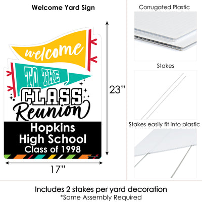Still Got Class - Party Decorations - High School Reunion Party Personalized Welcome Yard Sign