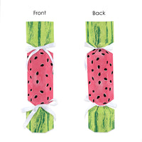 Sweet Watermelon - No Snap Fruit Party Table Favors - DIY Cracker Boxes - Set of 12