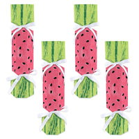 Sweet Watermelon - No Snap Fruit Party Table Favors - DIY Cracker Boxes - Set of 12