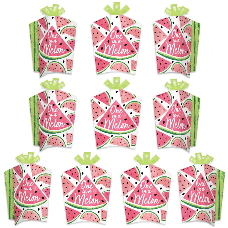 Sweet Watermelon - Table Decorations - Fruit Party Fold and Flare Centerpieces - 10 Count