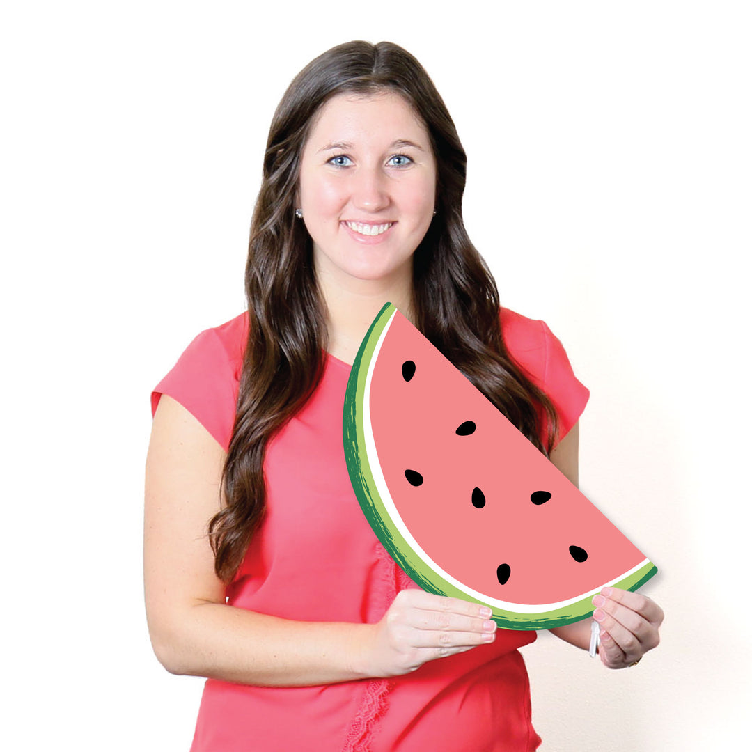 Sweet Watermelon - Lawn Decorations - Outdoor Fruit Party Yard Decorations - 10 Piece