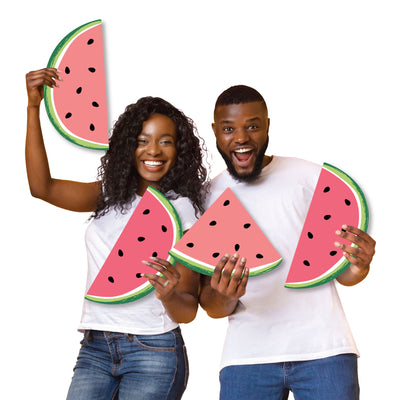 Sweet Watermelon - Yard Sign and Outdoor Lawn Decorations - Fruit Party Yard Signs - Set of 8