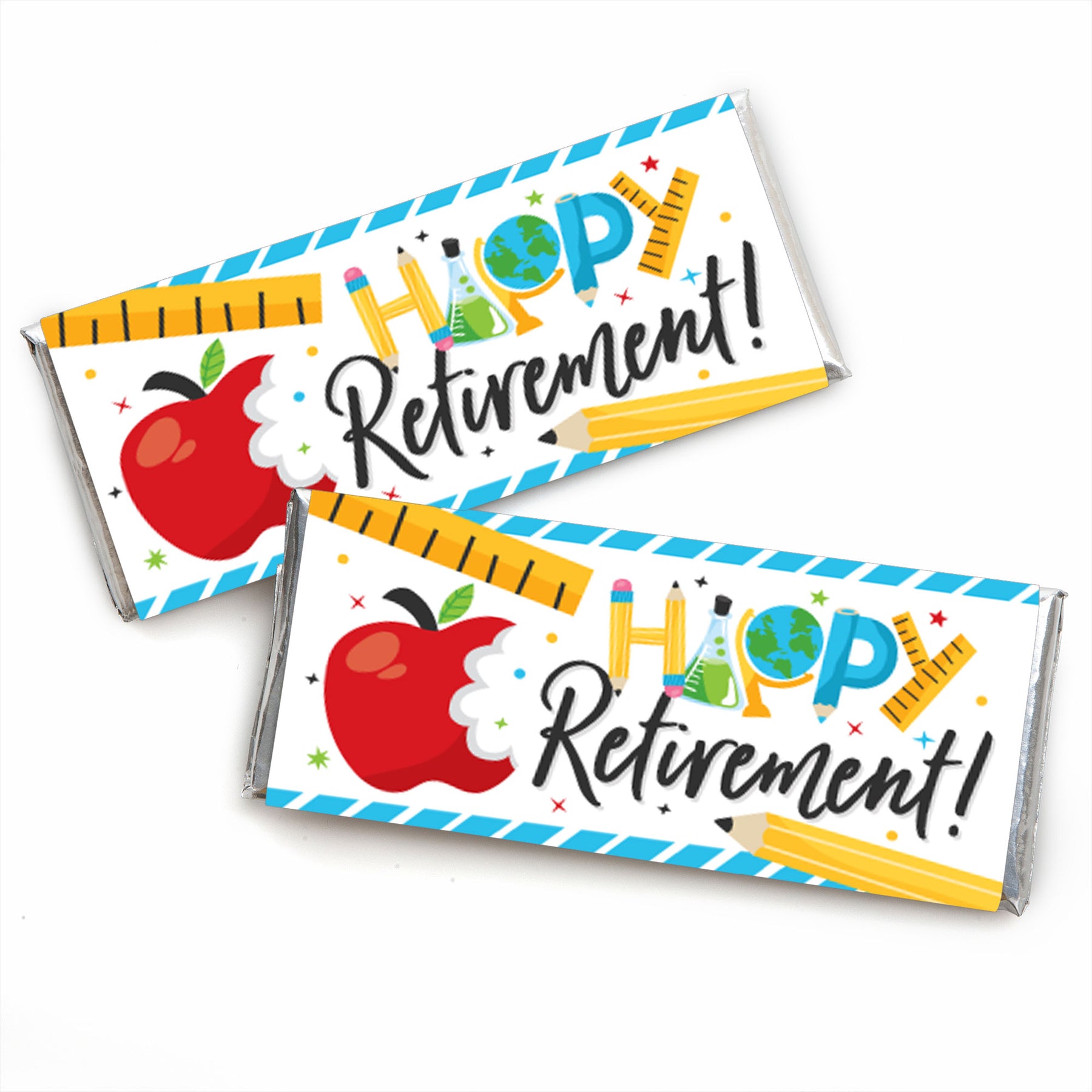 Teacher Retirement - Candy Bar Wrapper Happy Retirement Party Favors | BigDotOfHappiness.com – Big Dot of Happiness LLC teacher-retirement-candy-bar-wrapper-happy-retirement-party-favors-bigdotofhappiness-com-big-dot-of-happiness-llc