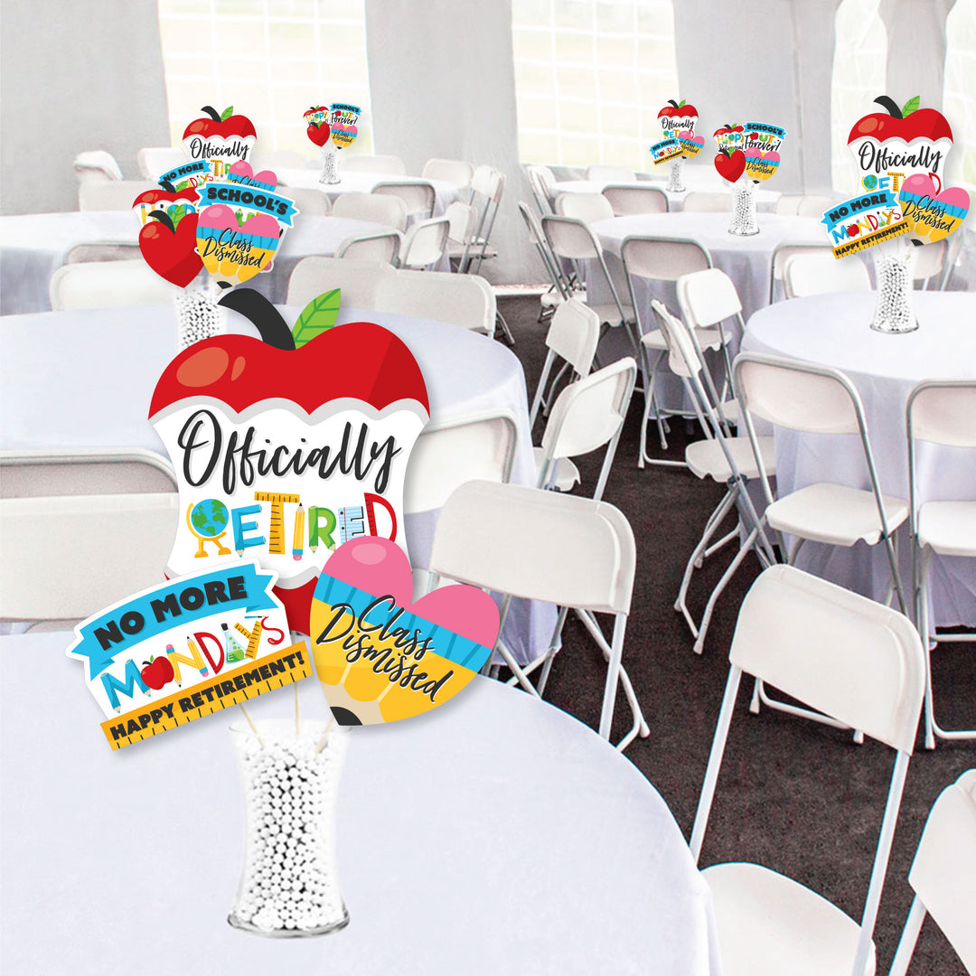 Teacher Retirement Showstopper Table Toppers - 35 Ct