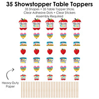 Teacher Retirement Showstopper Table Toppers - 35 Ct